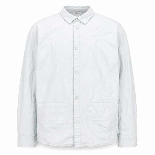Marks and Spencer Boys Grey Cotton Long Sleeve Button-Up Shirt 14-15 Years