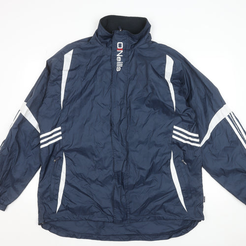 O Neills Men's Blue XL Windbreaker Jacket Lightweight Sports Coat