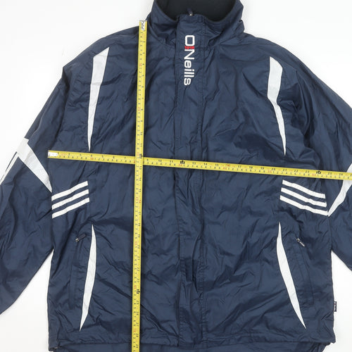 O Neills Men's Blue XL Windbreaker Jacket Lightweight Sports Coat