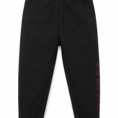 Jordan Boys Black Joggers 24M Cotton Blend Elastic Waist Sweatpants