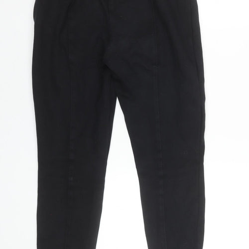GAP Women Black Side Zip Leggings Medium Cotton Blend Stretch