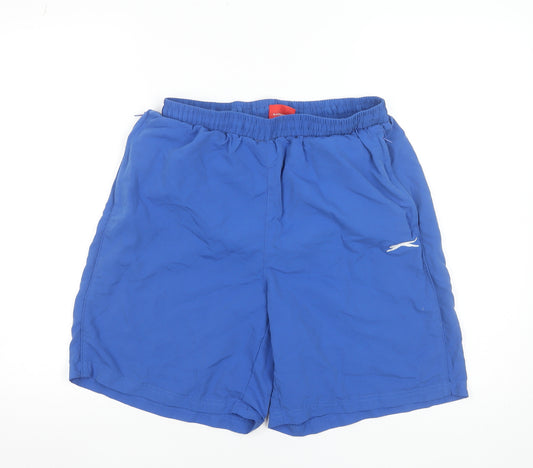Slazenger Men's Blue Lightweight Sports Shorts Size L