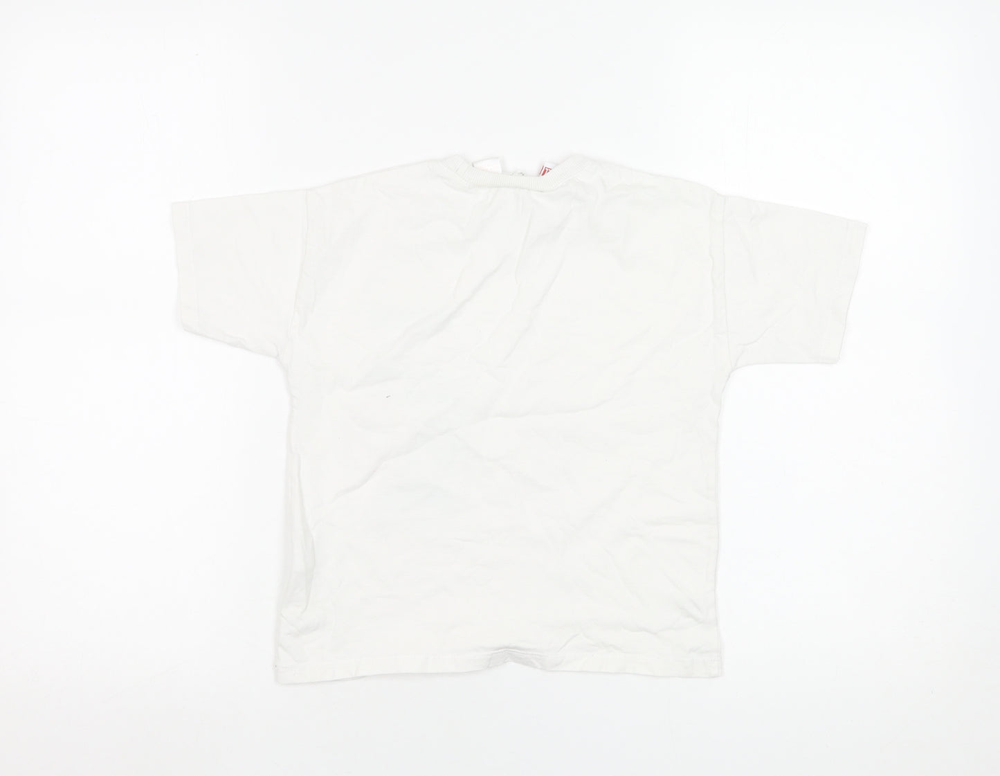 Zara Boys White Marvel Captain America Graphic T-Shirt 6 Years