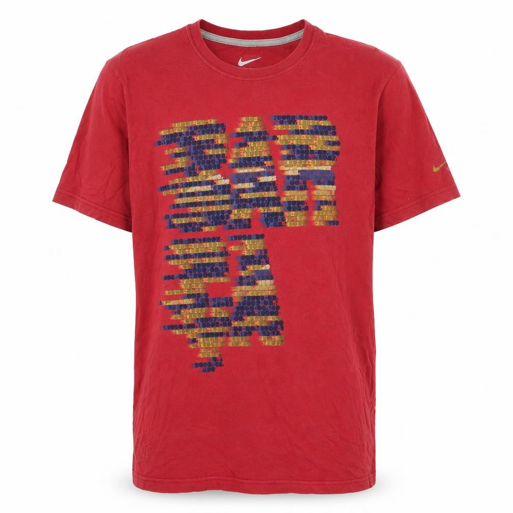 Nike Men's Red Graphic Short Sleeve T-Shirt Size L Standard Fit