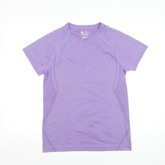Dunnes Stores Women's Purple Short Sleeve Athletic T-Shirt Size 12