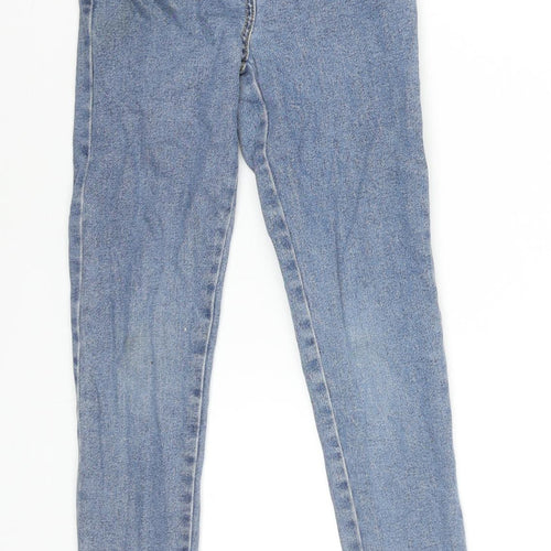 Little Kids Girls Blue Denim Skinny Jeans 7 Years Elastic Waist Classic Fit