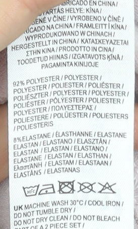 Disney Girls Pink Stitch Long Sleeve Velour Pyjama Top 6-7 Years