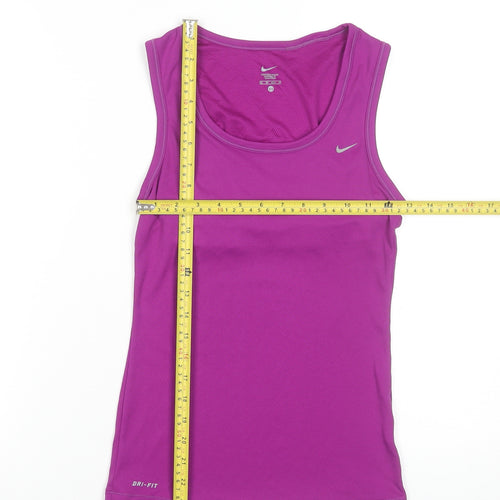 Nike Women's Purple Dri-FIT XS Tank Top Stretch Sportswear