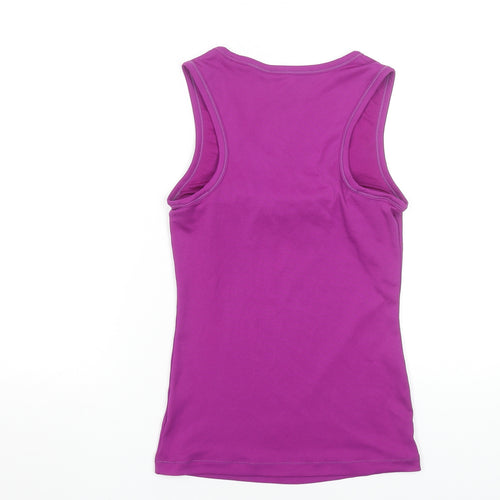 Nike Women's Purple Dri-FIT XS Tank Top Stretch Sportswear