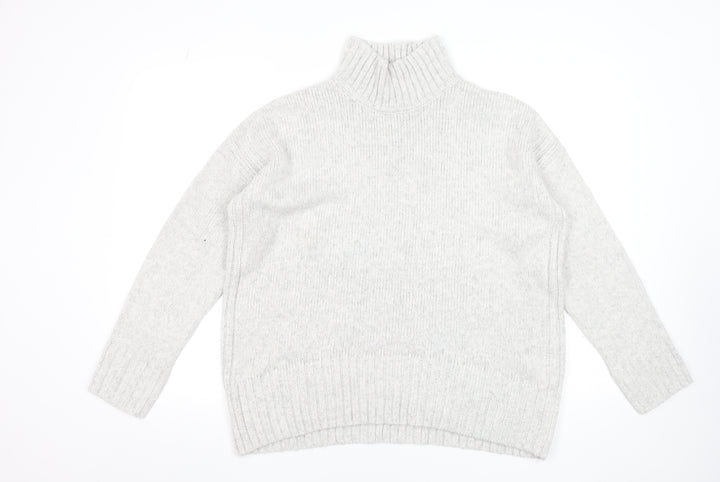 Dunnes Stores Women's Grey Roll Neck Pullover Jumper Size 12