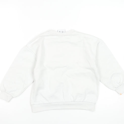 Lefties Boys White Spider-Man Crew Neck Sweatshirt 5-6 Years Marvel Graphic