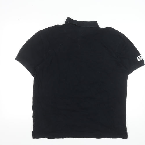 Canterbury Men’s Black Rugby World Cup 2011 Polo Shirt Size L