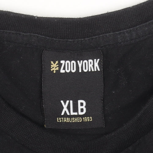 Zoo York Boys Black XLB Short Sleeve Graphic T-Shirt