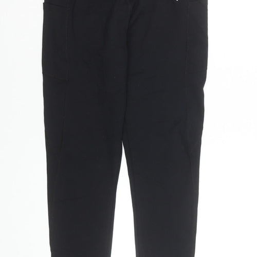 Peachylean Womens Black L Leggings Activewear Yoga Gym Trousers