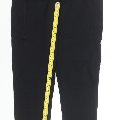 Peachylean Womens Black L Leggings Activewear Yoga Gym Trousers
