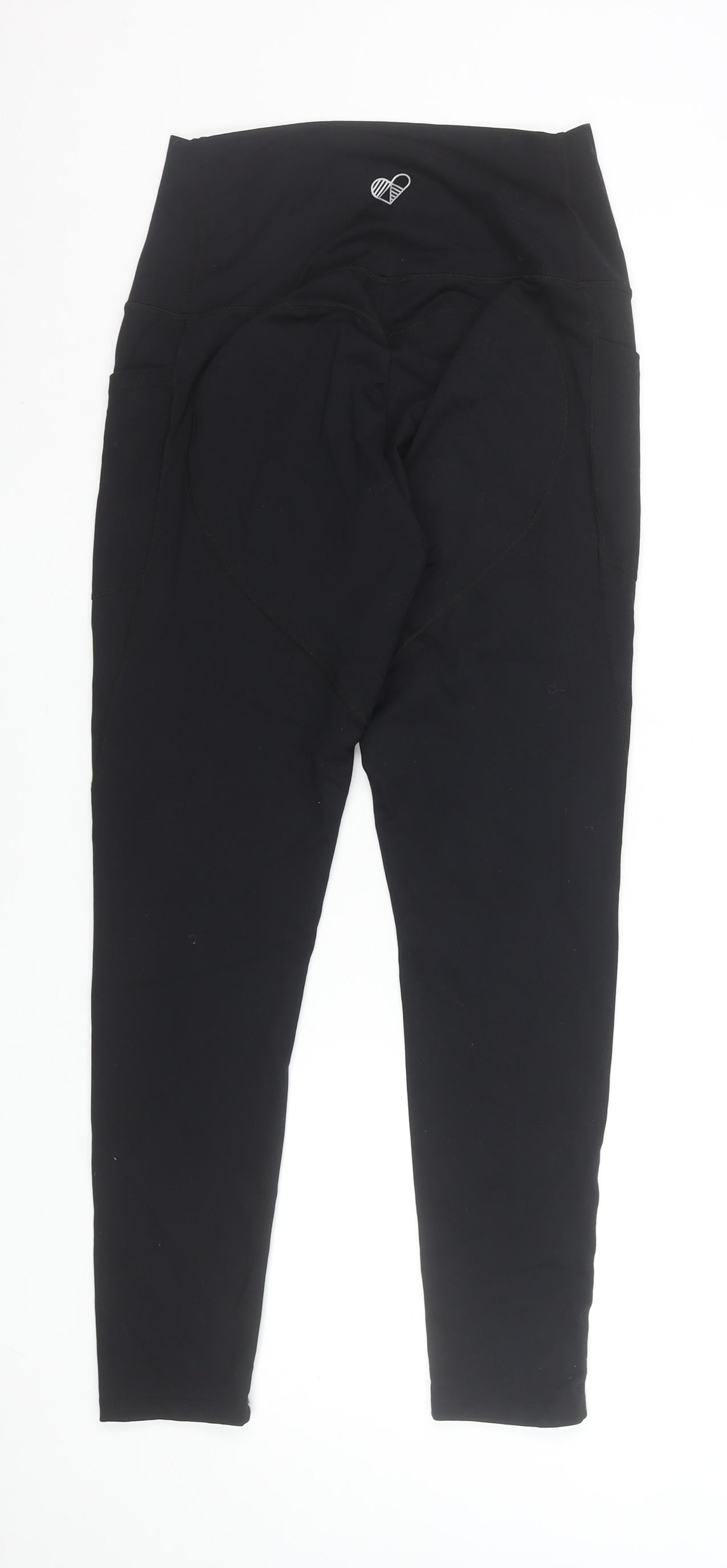 Peachylean Womens Black L Leggings Activewear Yoga Gym Trousers