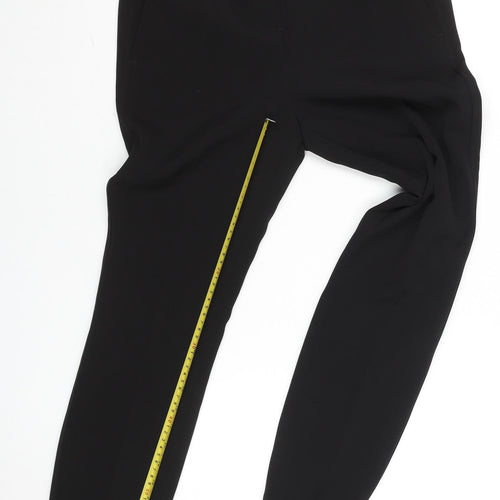 Next Women Black Slim Fit Stretch Trousers Size 8R Workwear Style