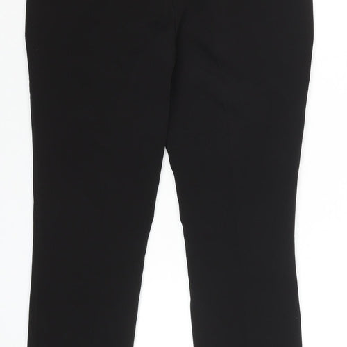 Next Women Black Slim Fit Stretch Trousers Size 8R Workwear Style