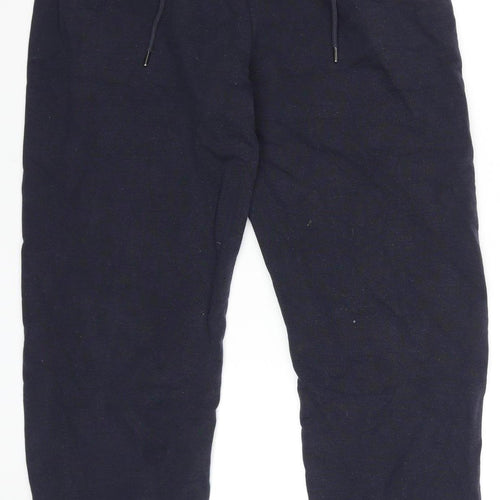 Uniqlo Men’s Black Fleece Jogger Sweatpants Medium Regular Fit Drawstring Waist