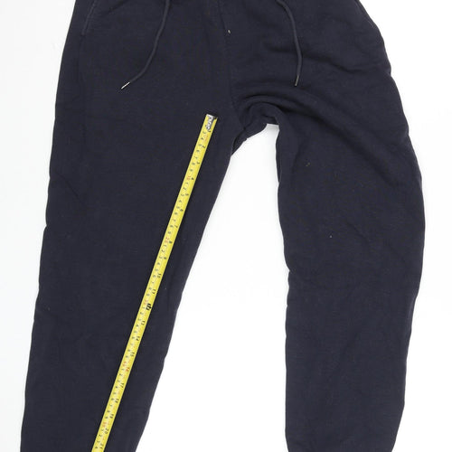 Uniqlo Men’s Black Fleece Jogger Sweatpants Medium Regular Fit Drawstring Waist