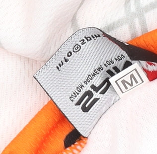 Event Men’s Orange Cycling Jersey M Short Sleeve 1/4 Zip Quick Dry Top