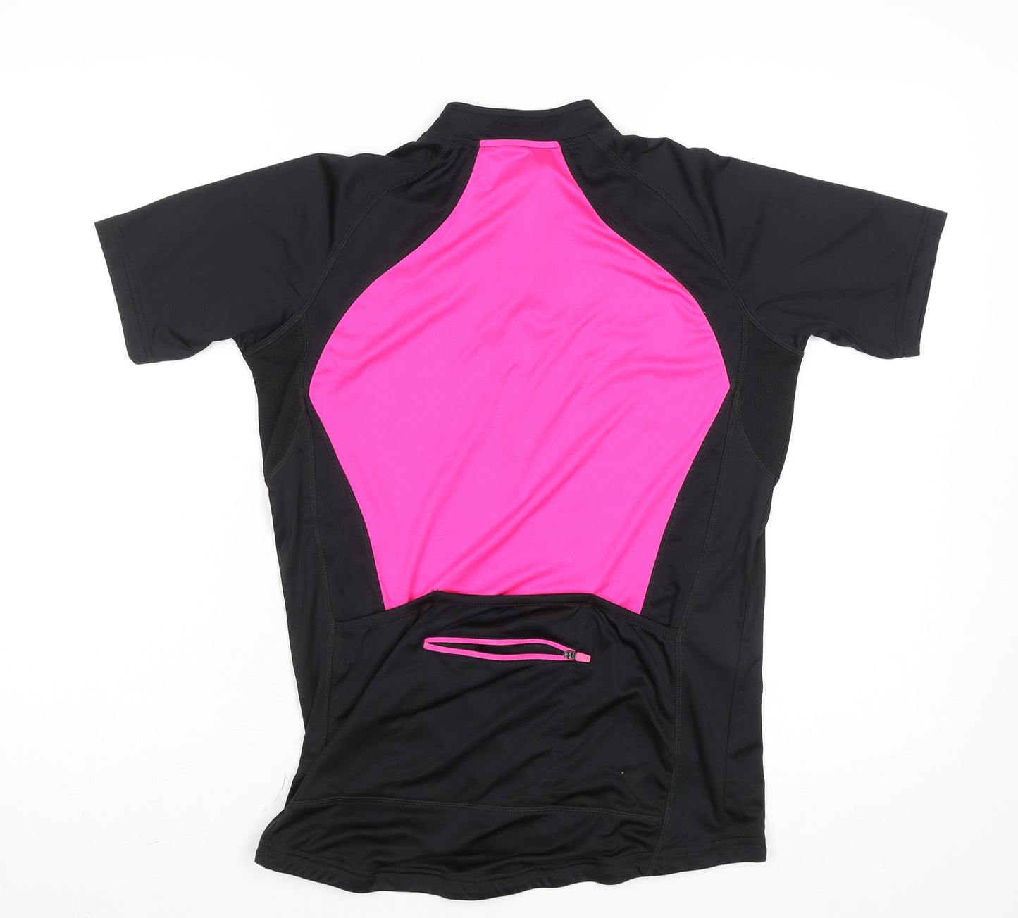 St. Bernard Men’s Pink Cycling Jersey T-Shirt Medium 1/4 Zip