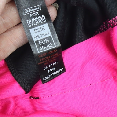 St. Bernard Men’s Pink Cycling Jersey T-Shirt Medium 1/4 Zip