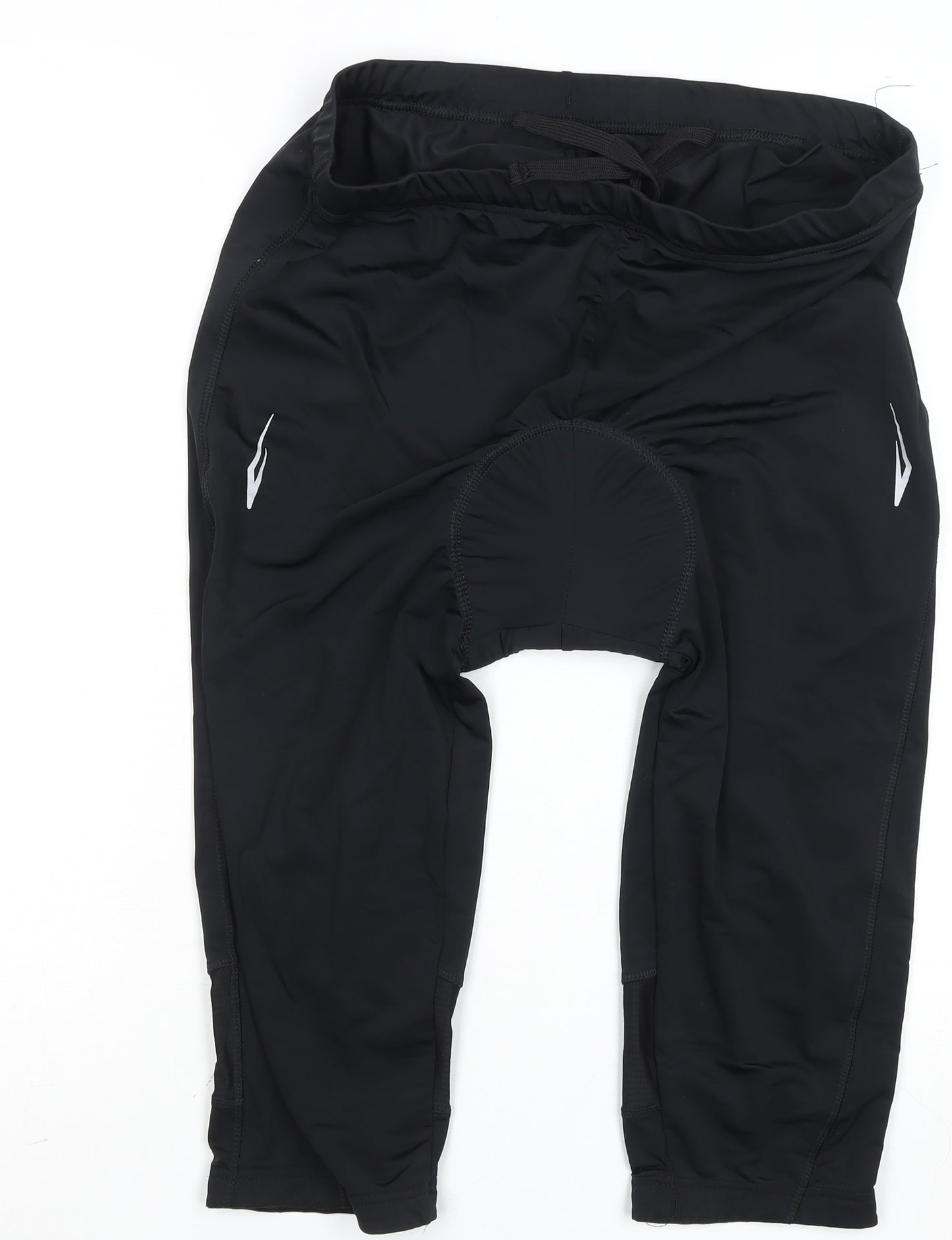 Crivit Men’s Black L Compression Cycling Leggings Breathable Padded