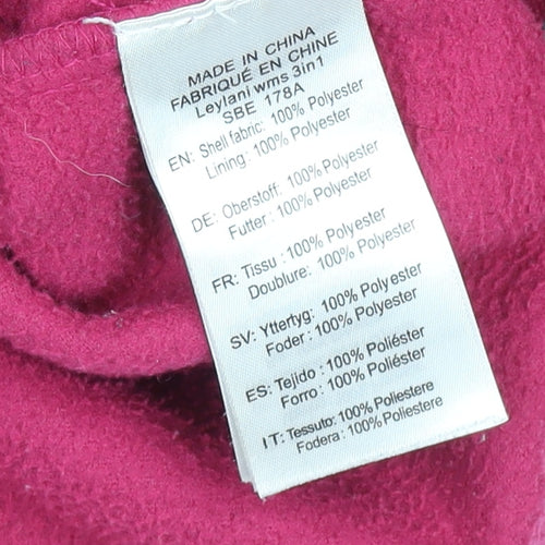 McKINLEY Womens Red Fleece 3-in-1 Jacket Size 12 Full Zip Outdoor Coat