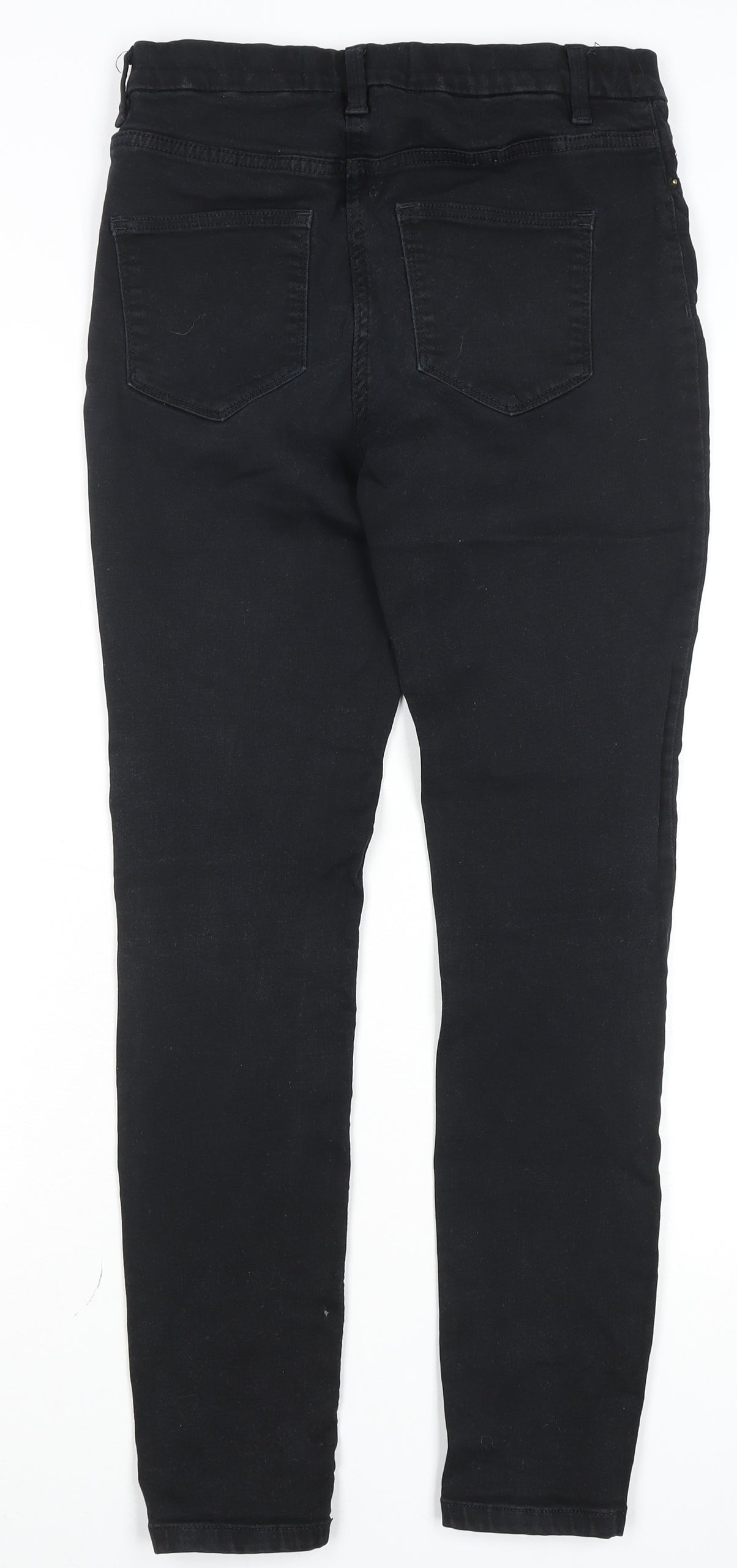 Next Women's Black Mid Rise Jegging Jeans Size 10 Regular Stretch Denim