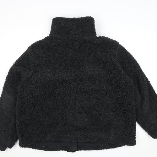 L.O.G.G. Women's Black Fleece Basic Jacket Size 14