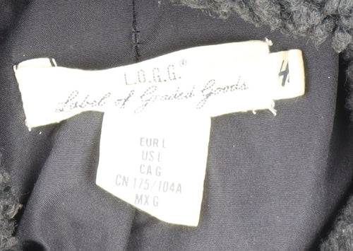 L.O.G.G. Women's Black Fleece Basic Jacket Size 14