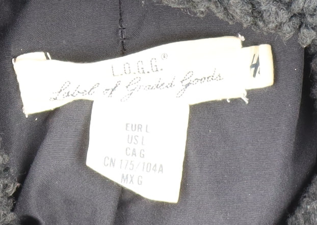 L.O.G.G. Women's Black Fleece Basic Jacket Size 14