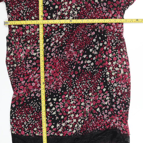 Gallery Women’s Multicoloured Floral Lace Fit & Flare Dress XL