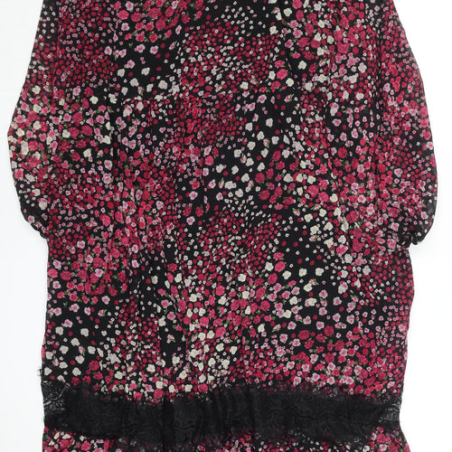 Gallery Women’s Multicoloured Floral Lace Fit & Flare Dress XL