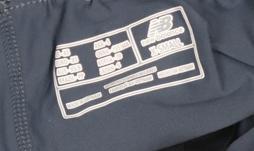 New Balance Womens Black XS Running Shorts Lightweight Quick Dry