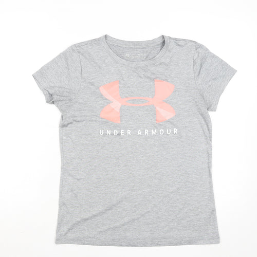 Under Armour Women’s Grey Short Sleeve Sports T-Shirt Size S
