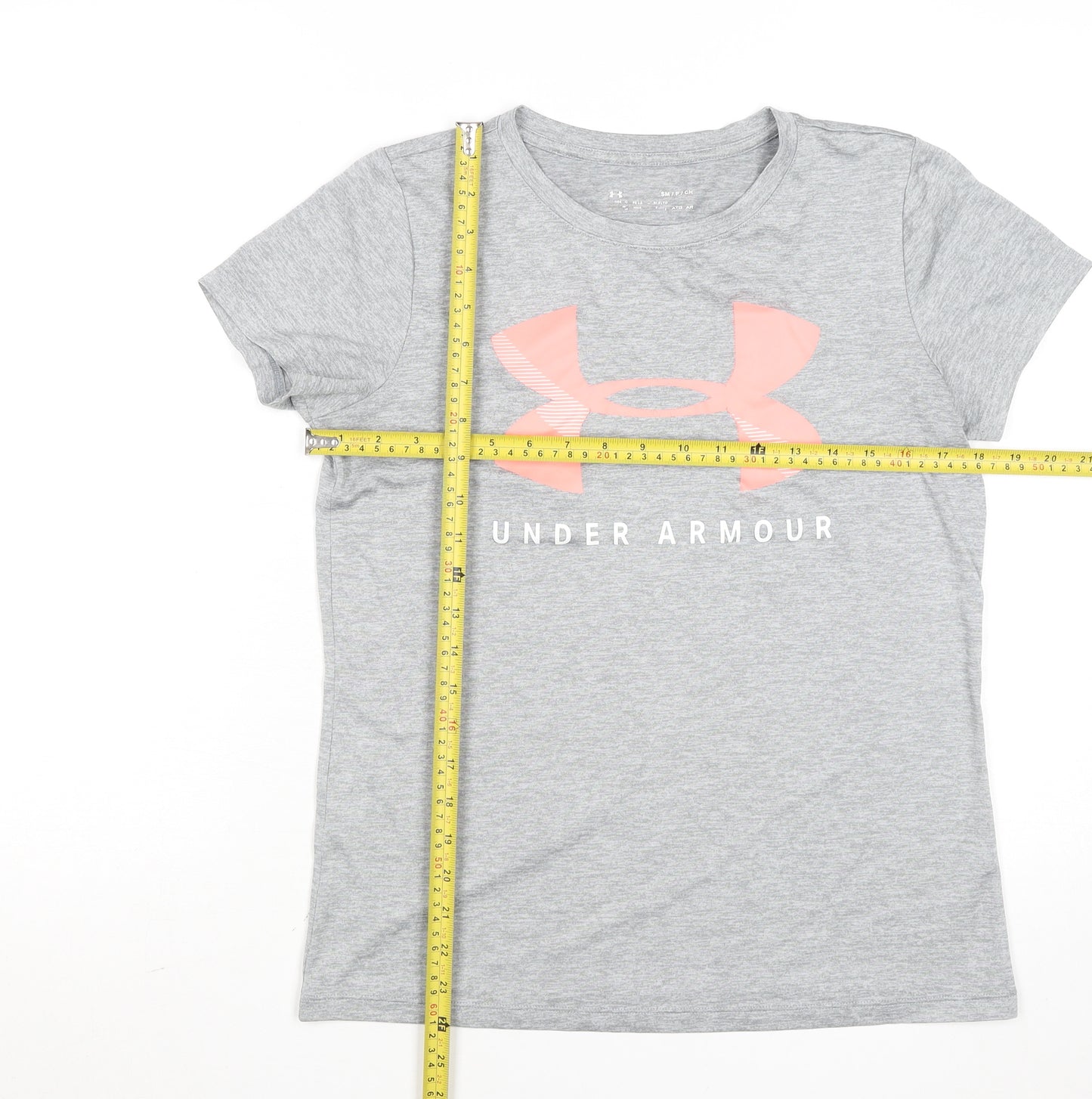 Under Armour Women’s Grey Short Sleeve Sports T-Shirt Size S