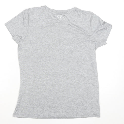 Under Armour Women’s Grey Short Sleeve Sports T-Shirt Size S