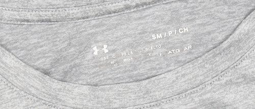 Under Armour Women’s Grey Short Sleeve Sports T-Shirt Size S