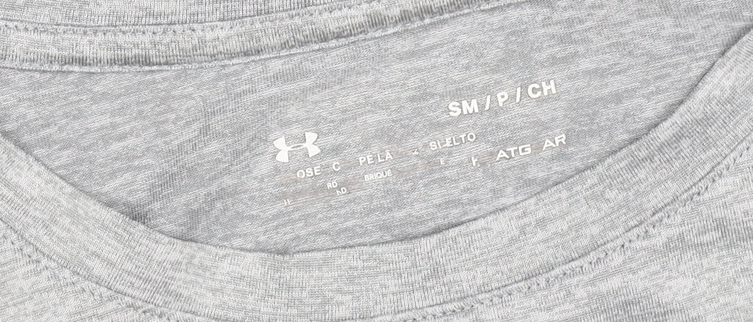 Under Armour Women’s Grey Short Sleeve Sports T-Shirt Size S