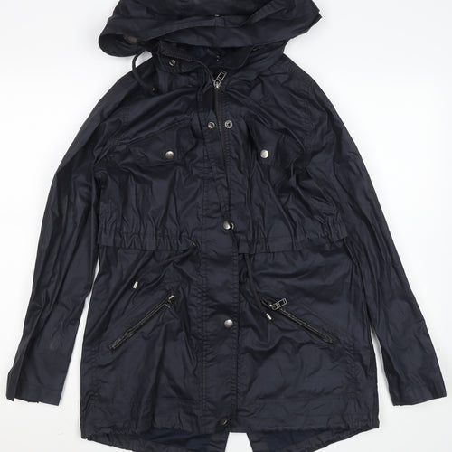 Atmosphere Women’s Black Hooded Parka Jacket Size 6