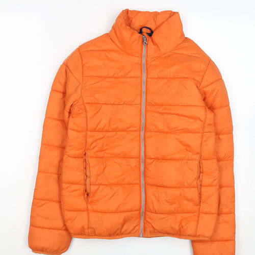 Pepperts Boys Orange Puffer Jacket 11 Years Lightweight Winter Coat