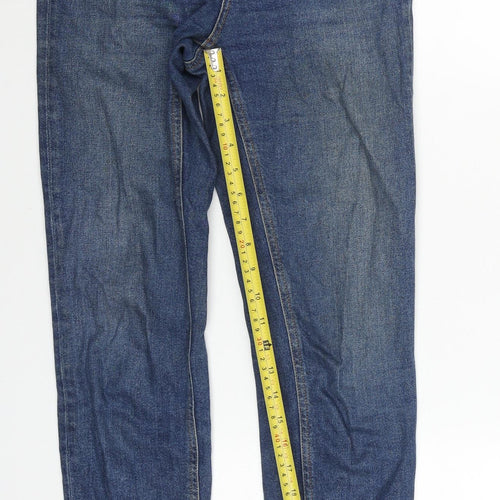 ASOS Boys Blue Denim Regular Fit Straight Jeans 24in Waist 30in Leg