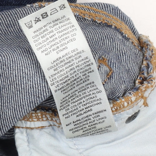 ASOS Boys Blue Denim Regular Fit Straight Jeans 24in Waist 30in Leg