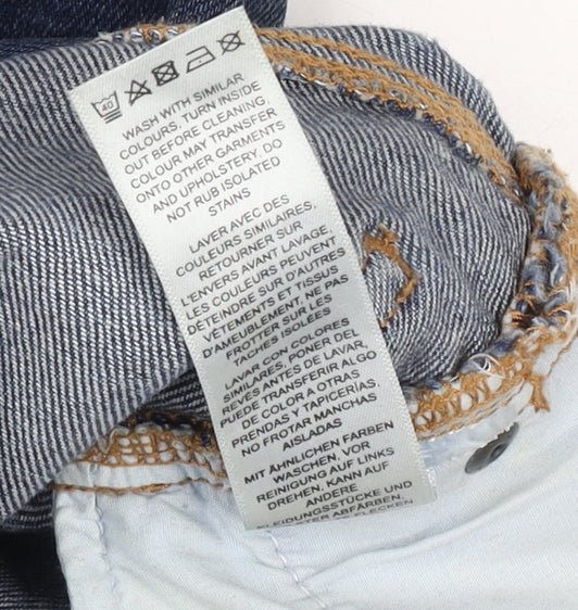 ASOS Boys Blue Denim Regular Fit Straight Jeans 24in Waist 30in Leg