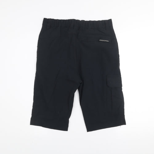 Craghoppers Men's Black Cargo Shorts Size L 34 Inch Water Resistant