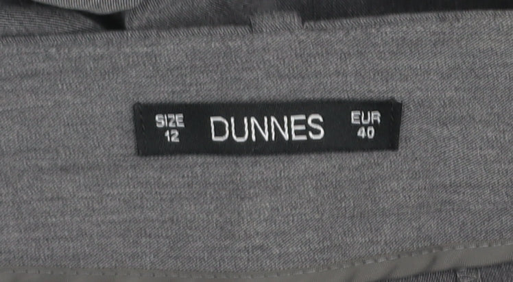 Dunnes Women Grey Size 12 Bootcut Dress Pants Trousers