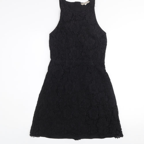 Marks and Spencer Women’s Black Lace A-Line Dress Size 8