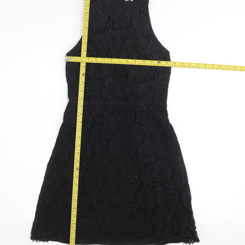 Marks and Spencer Women’s Black Lace A-Line Dress Size 8
